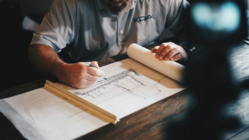 Arquitetura e estrutura de uma construção